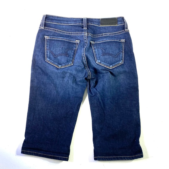 Big Star 1974 Blue Denim Bermudas Long Shorts or Capri Jean Pants | 25 - Picture 1 of 6